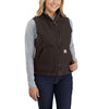 Carhartt Relaxed Fit Washed Duck Sherpa Lined Mock Neck Vest