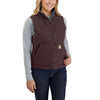 Carhartt Relaxed Fit Washed Duck Sherpa Lined Mock Neck Vest