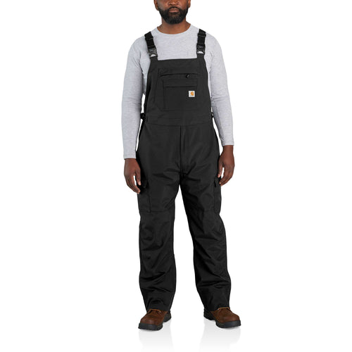 Carhartt Storm Defender® Loose Fit Heavyweight Bib Overall in Black