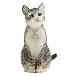 Toy Animal Figure, Sitting Cat