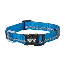 Terrain Snap-N-Go Dog Collar, Blue Reflective Nylon, Large