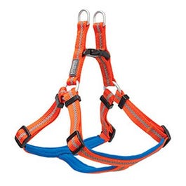 Terrain Dog Harness, Adjustable, Orange Neoprine, Large