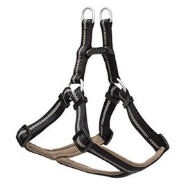 Terrain Dog Harness, Adjustable, Black Neoprine, Large