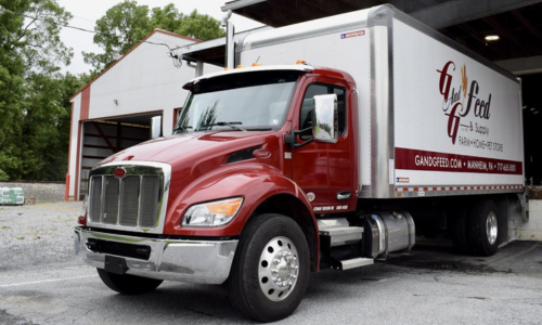 G And G Feed & Supply delivery truck