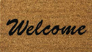 Qrri Inc Welcome Neighbor Entrance Mat 18 X 30 (18 X 30)