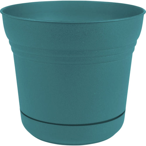 SATURN PLANTER (12 INCH, BERMUDA TEAL)