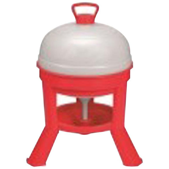 LITTLE GIANT DOME WATERER PLASTIC (8 GAL, RED)